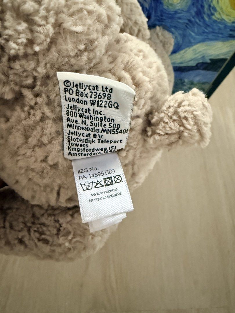 Jellycat Ambalie Bear Retired (Category: Plushies & Soft Toys) located in Pasay City. Submitted by anndrias (Listing ID 1465420167, Image 3). Description: •actually looks new, never played with •Displayed only and stored well.