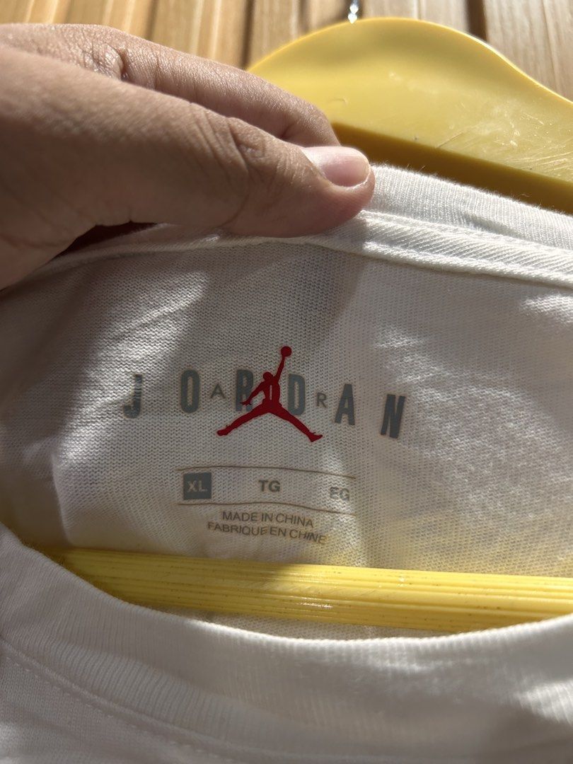 JORDAN (Category: Tshirts & Polo Shirts ) located in Tubod. Submitted by just_thrift.1 (Listing ID 1465470291, Image 3). Description: JORDAN ( EMBROIDERY LOGO ) Size: XL Dimes: 23x29 Color Rate: 9.8/10.