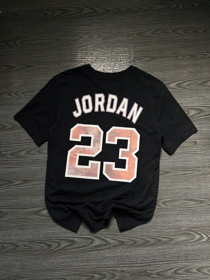 Jordan 23 Black Graphic T-Shirt (Category: Tshirts & Polo Shirts ) located in Dasmarinas. Submitted by zn_upcldtrs (Listing ID 1465436697, Image 2). Description: - 18 W / 27 L - Excellent Condi - No Issue.
