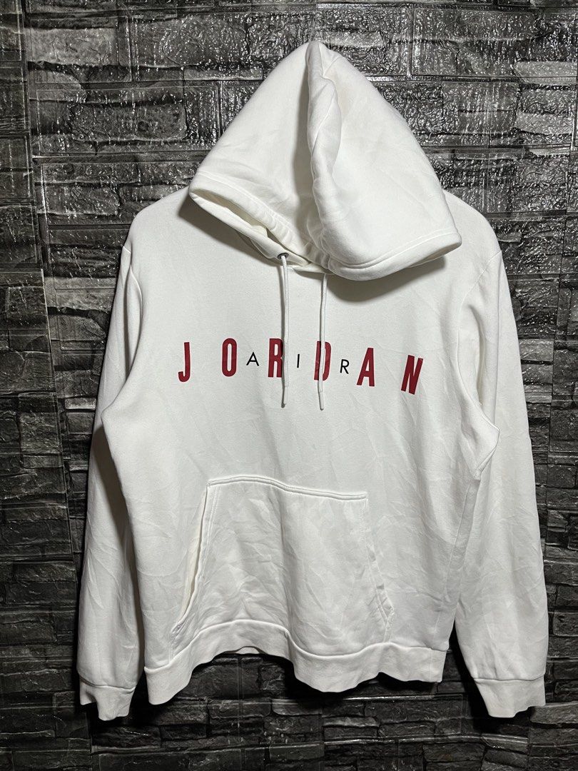 Jordan Script Hoodie Jacket (Category: Coats, Jackets and Outerwear) located in Manila. Submitted by flex_curation (Listing ID 1465410368, Image 1). Description: 23x27 IN VERY GOOD CONDITION BACOOR CAVITE LOC.