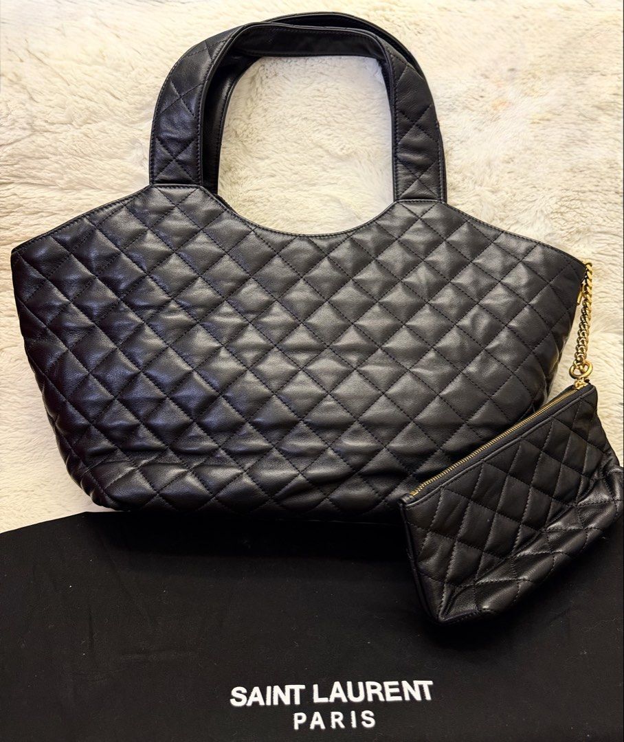 *JUST ARRIVED!* Rare YSL Icare Medium Bag with Pouch (Category: Tote Bags) located in Manila. Submitted by mrsmdxbseller (Listing ID 1465393327, Image 3). Description: .