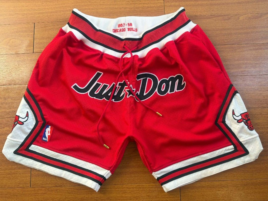 Just Don X Chicago Bulls (Category: Shorts) located in Paranaque City. Submitted by prettyboy26 (Listing ID 1465389533, Image 1). Description: READING IS ESSENTIAL AS RESPECT Just Don X Chicago Bulls Size XL on tag but fits smaller Adjustable waistband Fits up to size 34 Please check photos for dimension Good condition or better PM for me info Strictly no return no exchange All sales are final Asking price is 3,000.