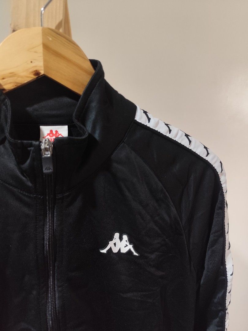 Kappa track jacket (Category: Coats, Jackets and Outerwear) located in Makati City. Submitted by hoykii (Listing ID 1465402286, Image 3). Description: SIZE: S ISSUE: NONE 150 PHP.