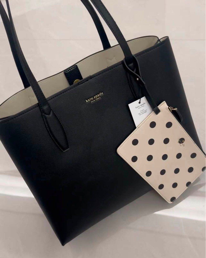 Kate Spade Black Tote Bag (Category: Announcements) located in Mandaluyong City. Submitted by bayline999 (Listing ID 1465402968, Image 1). Description: .