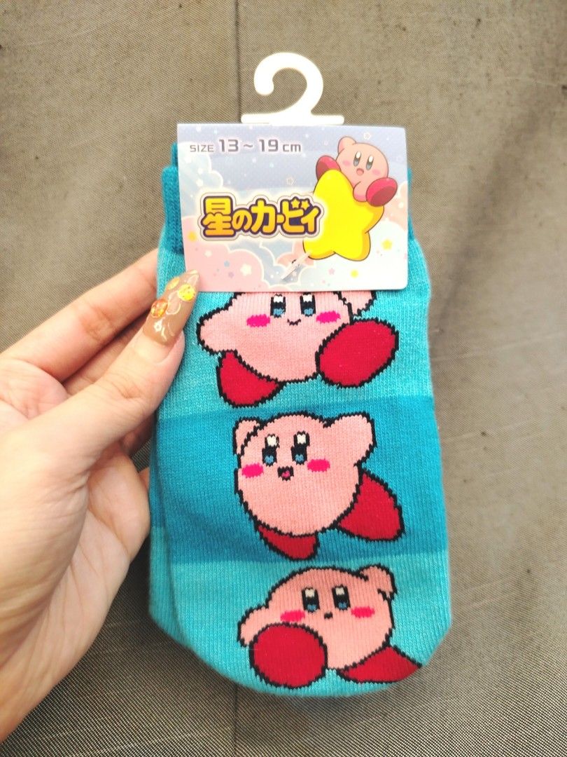 Kirby Kids Socks (Category: Socks & Tights) located in San Fernando. Submitted by jpmarketplace2023 (Listing ID 1465491415, Image 1). Description: 💚 All items are authentic from Japan. 💛 MOP: GCash (❌️ GCash Protect) 🩵 MOD: LBC only (❌️ S. Checkout, COD, COP) 💙 Meet-up: Vista Mall, San Fernando, Pampanga 💜 All items are on-hand. 🧡 First to pay gets the item first. ❤️ Breakable items are packed with care and caution. Seller will not be held 