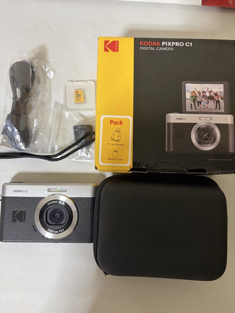 KODAK PIXPRO C1 (Category: Cameras) located in Quezon City. Submitted by silverphoenix_997924 (Listing ID 1465573391, Image 3). Description: KODAK PIXPRO C1 (Free digicam box) 1 month old (good as new and under warranty) Comes with: (Complete inclusions) Box Chord Memory Card Memory Card Reader FREE digital camera box/bag.