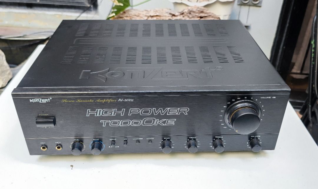 konzert Av502-h todooke amplifier (Category: Soundbars, Speakers & Amplifiers) located in Imus. Submitted by raymansounds (Listing ID 1465432996, Image 1). Description: konzert Av502-h todooke amplifier php. 5,499 only imus bayan luma location rfs. amplifier only hindi na ginagamit magdala ng speaker para matest. nabenta na videoke wala na speaker.