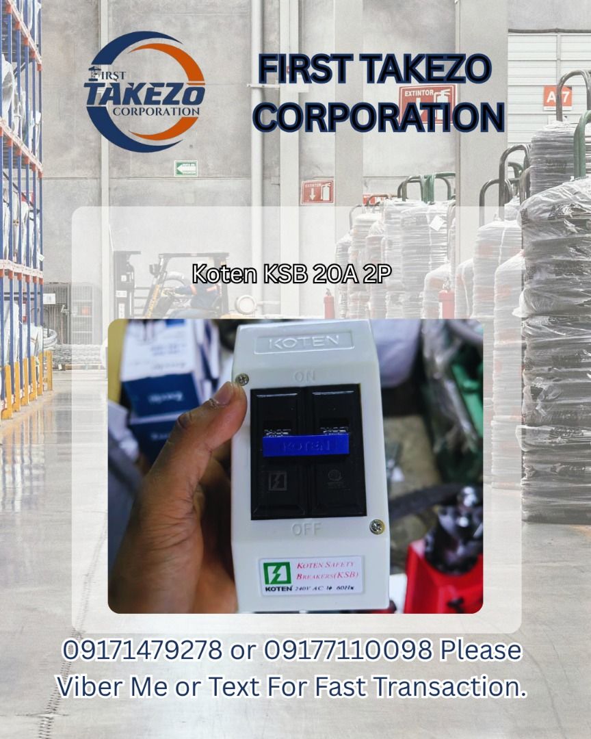 Koten KSB 20A 2P (Category: Everything Else Others) located in Manila. Submitted by joeyroque09 (Listing ID 1465433666, Image 1). Description: Koten KSB 20A 2P.