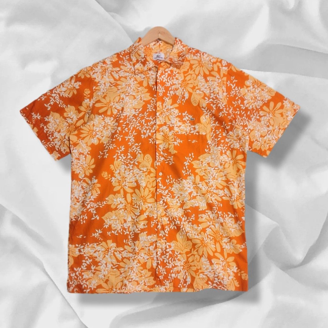 LACOSTE BOTANICAL OPEN COLLAR ALOHA SHIRT (Category: Tshirts & Polo Shirts ) located in Davao. Submitted by nevar07 (Listing ID 1465485729, Image 1). Description: SIZE: XL TO XXL DIMENSION: W24 X L32 SINGLE CHEST POCKET BUTTON DOWN COLOR RATE: 10/10 EXCELLENT CONDITION ALMOST NEW DM TO PURCHASE 📥 𝐑𝐄𝐌𝐈𝐍𝐃𝐄𝐑: •𝐂𝐨𝐥𝐨𝐫 𝐦𝐚𝐲 𝐯𝐚𝐫𝐲 𝐝𝐮𝐞 𝐨𝐟 𝐭𝐡𝐞 𝐥𝐢𝐠𝐡𝐭𝐢𝐧𝐢𝐧𝐠 •𝐀𝐥𝐥 𝐢𝐭𝐞𝐦𝐬 𝐚𝐫𝐞 𝐭𝐡𝐫𝐢𝐟𝐭𝐞𝐝/𝐟𝐫𝐨m 𝐮𝐤𝐚𝐲 𝐛𝐚�