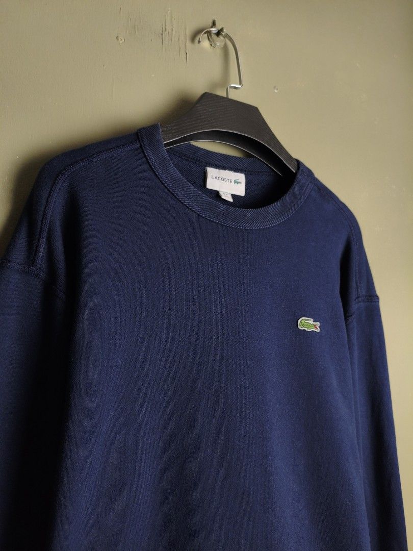 Lacoste Crewneck (Category: Coats, Jackets and Outerwear) located in Baguio. Submitted by baduo (Listing ID 1465477210, Image 2). Description: Lacoste Crewneck 🔸𝐒𝐢𝐳𝐞: M 🔸𝐈𝐬𝐬𝐮𝐞: Medyo namumuti neckline 🔸𝐂𝐨𝐧𝐝𝐢𝐭𝐢𝐨𝐧: Verygood Condition 🔸𝐃𝐢𝐦𝐞𝐬: 23 x 26 --- ₱850 +sf 📍Baguio City 🚛JNT shipping nationwide.