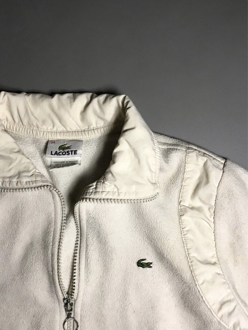 lacoste fleece (Category: Others Tops) located in Taguig. Submitted by amboyfiggah (Listing ID 1465395740, Image 2). Description: Lacoste fleece Fits S to M W: 16.5 L: 20 Condition: 8.5/10 Issue: 1 pinhole .