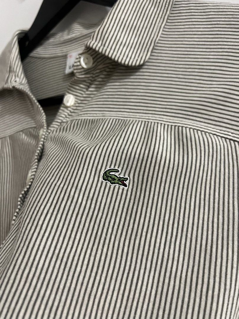 Lacoste Stripped Polo Longsleeve (Authentic) (Category: Luxury Apparel) located in Iligan City. Submitted by wenologgyy (Listing ID 1465511052, Image 3). Description: Lacoste Stripped Polo Longsleeve (Authentic) •(Excellent Condition) •(Issue: ) • (Size 36 on tag) 💰₱ 388.