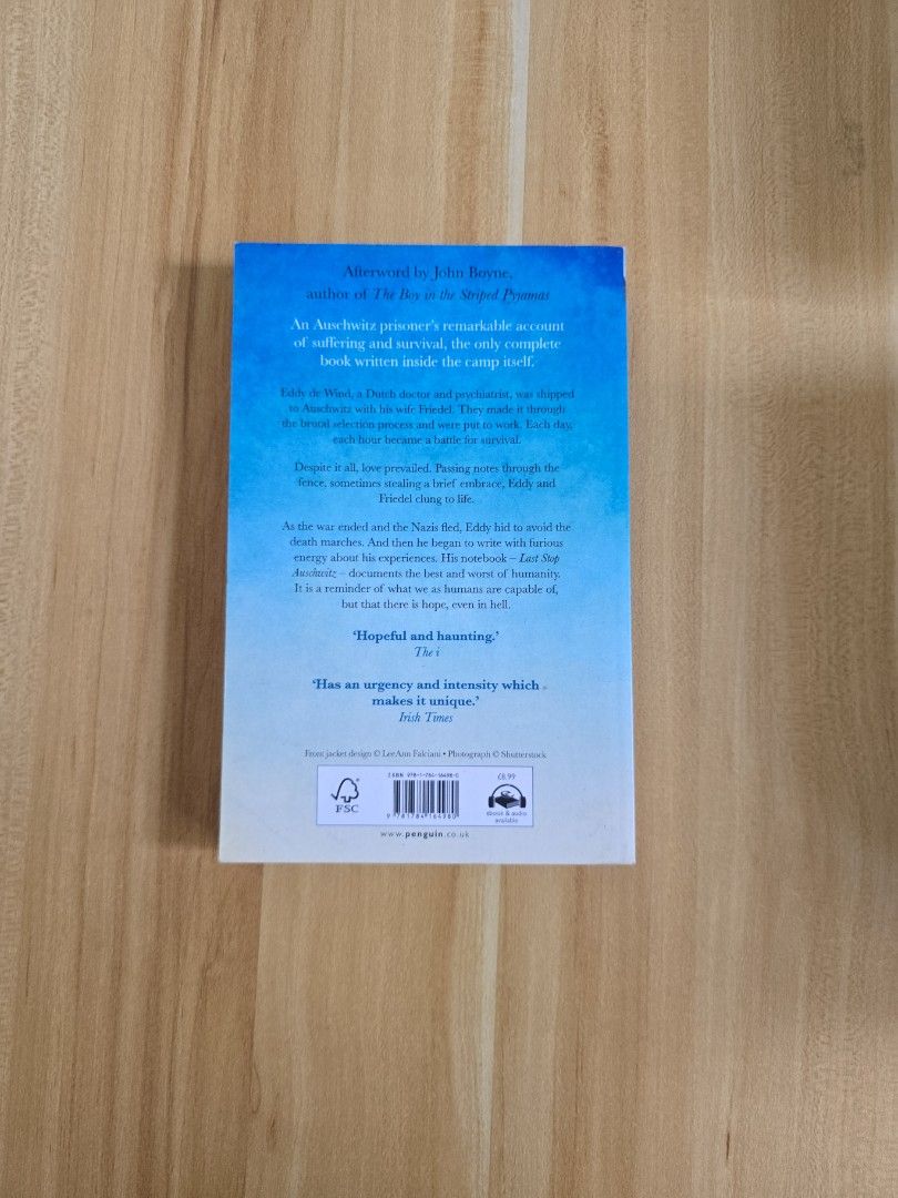 Last Stop Auschwitz by Eddy de Wind (Category: Storybooks) located in Trece Martires City. Submitted by closette.ph (Listing ID 1465393729, Image 3). Description: .