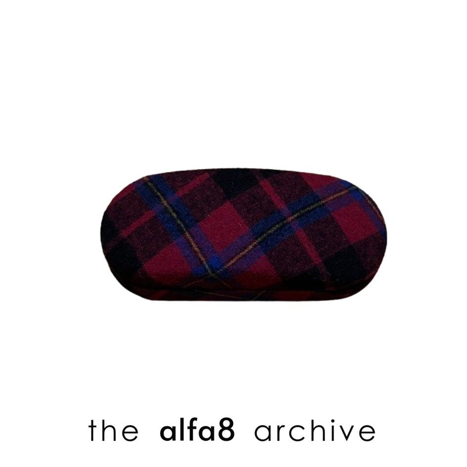 LEE COOPER | Tartan Print Glasses Case (Category: Sunglasses & Eyewear) located in Imus. Submitted by thealfa8archive (Listing ID 1465557054, Image 2). Description: Lee Cooper Tartan Hard Case - Since 1908 — red / navy tartan wool — hard shell, velvet interior — stamped Lee Cooper logo inside for your specs / sunnies / small essentials the alfa8 archive .