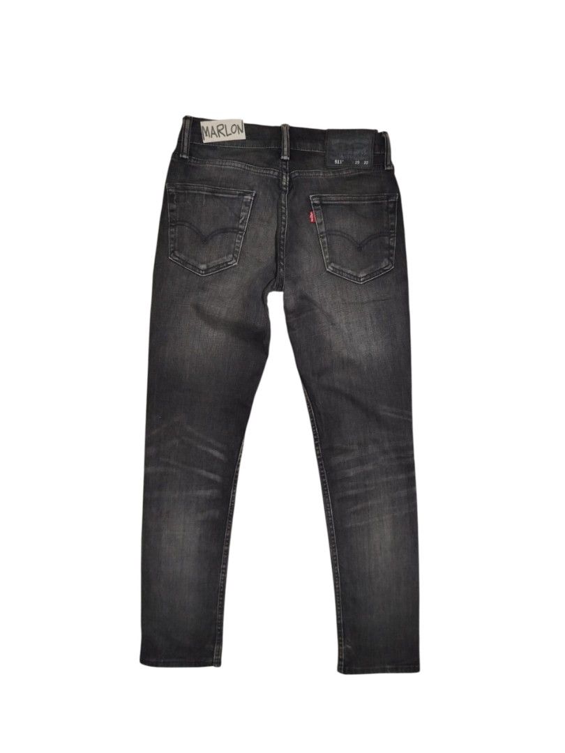 Levis 511 Size 29-30 (Category: Jeans) located in Manila. Submitted by marlonmuncada_picker05 (Listing ID 1465537368, Image 2). Description: 📍LEVIS 511 WASHED BLACK SIZE 29-30 ✅700 + SF ✅ACTUAL WAISTLINE 15 " SIZE 30 ✅LENGTH 41 " ✅HEM 6.5 " ✅MADE IN EGYPT ✅BUTTON STAMP 4986 ✅NO MAJOR ISSUE ✅STRETCH ✅DURABLE / PRESENTABLE ✅9 /10 COLOR RATE ✅9 /10 CONDITION ✅MOP : GCASH ✅MOD : J&T / LALAMOVE ❌NO❌COD❌COP❌VIA❌LBC❌.
