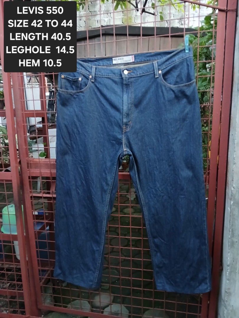LEVIS 550 42 TO 44 (Category: Jeans) located in Paranaque City. Submitted by dennis_580 (Listing ID 1465387757, Image 2). Description: HONEST ISSUE ALTERRED LANG THE REST EXCELLLENT WASHED GOOD TO WEAR.