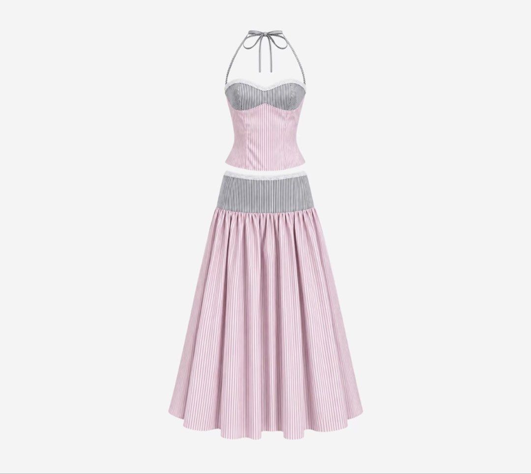 LF: BSCO piper set (Category: Sets or Coordinates) located in Valenzuela. Submitted by takotteokbokki (Listing ID 1465457326, Image 1). Description: DM me if you’re selling your BSCO PIPER GRAY AND PINK in size XS!🩷.