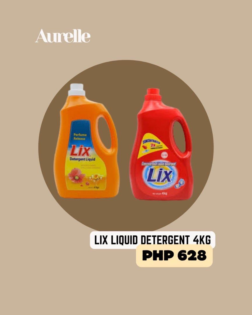 Lix liquid detergent (Category: Home Fragrance) located in Manila. Submitted by aurelleph (Listing ID 1465512734, Image 1). Description: BAGSAK PRESYO ALERT! 🔥 ✨ Affordable prices ✨ Sulit na sulit ✨ Quality products.