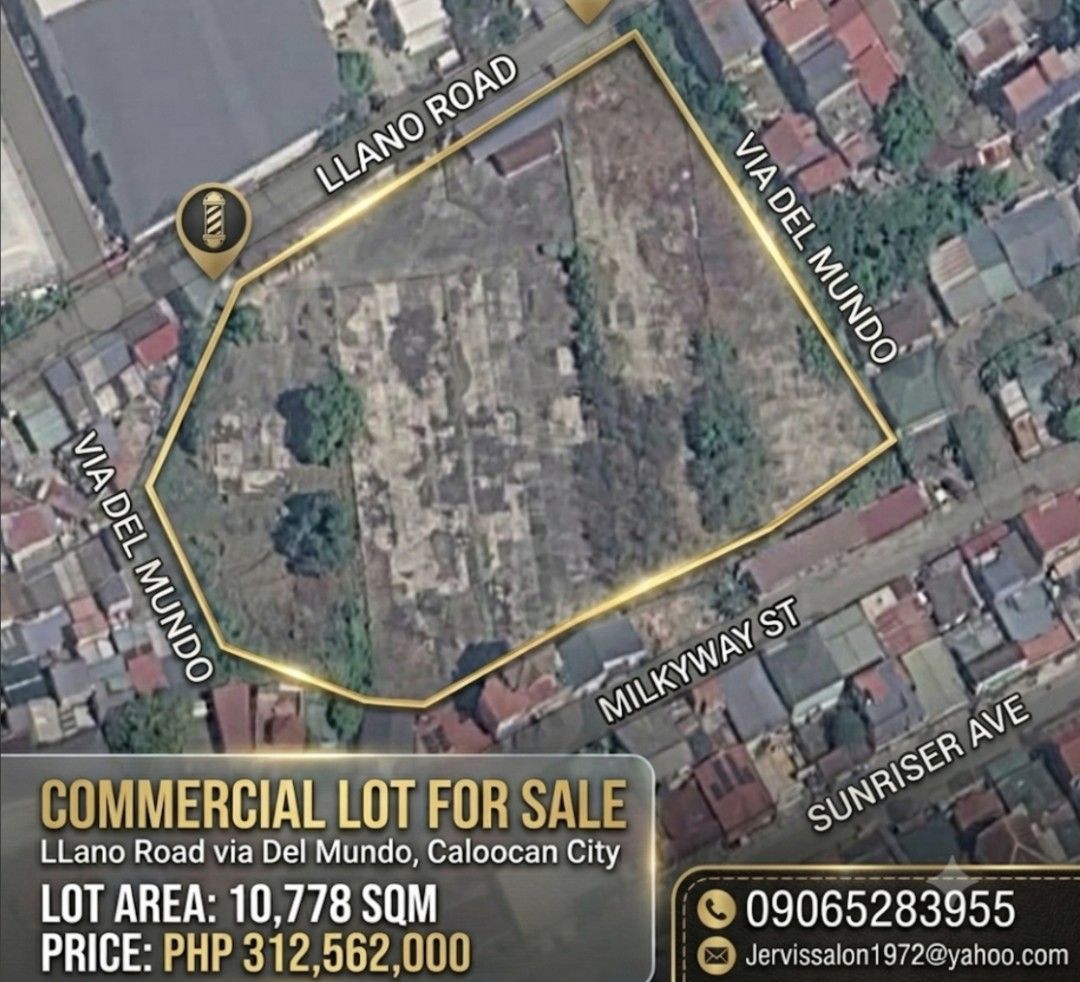 Lot for sale for warehouse (Category: Lot) located in Pasig City. Submitted by valeriano.jervis (Listing ID 1465421610, Image 2). Description: lot area ideal for warehouse strategically located in the heart of Caloocan Great investment.