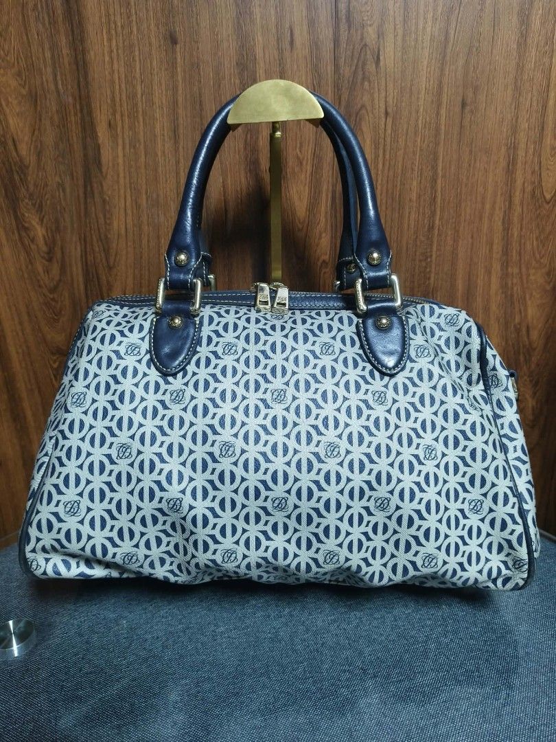 LOUIS QUATORZE Monogram Boston Satchel Bag (Category: Shoulder Bags) located in Baguio. Submitted by luxuryvaultbagsandfashion (Listing ID 1465518080, Image 2). Description: ✨👜LOUIS QUATORZE Monogram Boston Satchel Bag👜✨ Elevate your everyday style with this classy and sophisticated piece from Louis Quatorze! A timeless structured satchel that effortlessly transitions from day to night. Good used condition with normal signs of wear (please revi