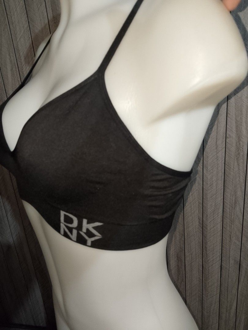 M: DKNY BLACK BRA NOT PADDED (Category: Undergarments & Loungewear) located in Manila. Submitted by truecrystal-1407 (Listing ID 1465577883, Image 3). Description: fit 34 b/c to 36b.