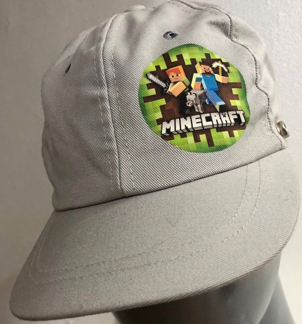 [M] Minecraft graphic children's baseball cap (Category: Babies & Kids Fashion) located in San Juan City. Submitted by ttanmien (Listing ID 1465531197, Image 1). Description: ⚜️✨⚜️✨⚜️✨⚜️✨⚜️✨⚜️ 💁🏻‍♀️SELLING PRICE: ₱50 Original Price: Around ₱200 💁🏻‍♀️Other details: •First owned •Used •Not from ukay / bale / thrift •Purchased directly from store / abroad •Adjustable size Selling it “AS IS”☝🏻 ⚜️✨⚜️✨⚜️✨⚜️✨⚜️✨⚜️ 💁🏻‍♀️ABBREVIATIONS: [M] = MALE [
