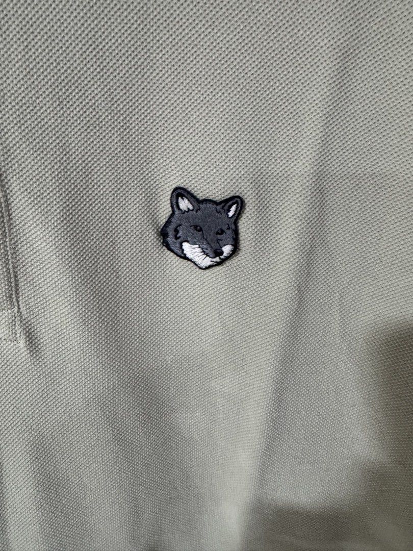 Maison Kitsuni (Category: Tshirts & Polo Shirts ) located in Pasay City. Submitted by josec03 (Listing ID 1465573403, Image 2). Description: Relaxed fit Polo Shirt. Maison Kitsuni. Used once only. L = 30" W = 20".