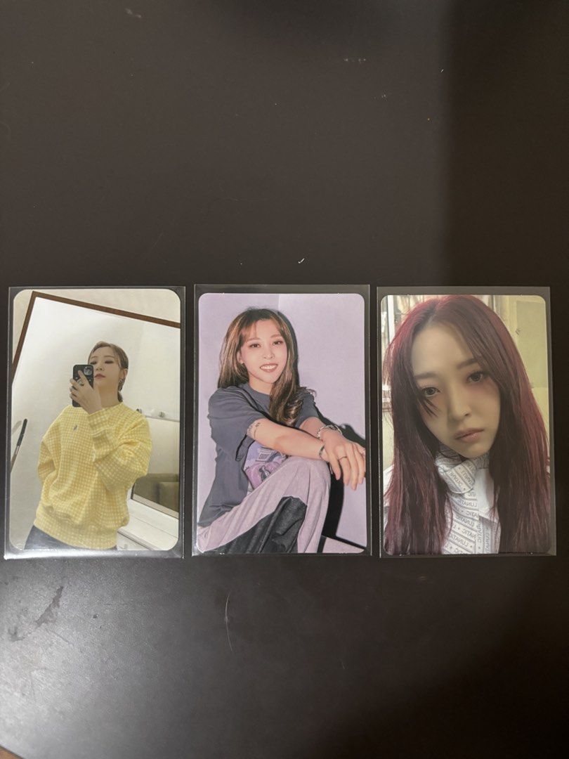 Mamamoo Moonbyul Official Photocards Set (Category: K-Wave Merchandise) located in Bacoor. Submitted by deeym02 (Listing ID 1465518102, Image 1). Description: - Set of 3 official Mamamoo Moonbyul photocards PF will be free since we’ll be using receycled cardboard and bubble wrap! SF will be shouldered by the buyer MOP: GCash/Vybe/BPI MOD: GGX/J&T .