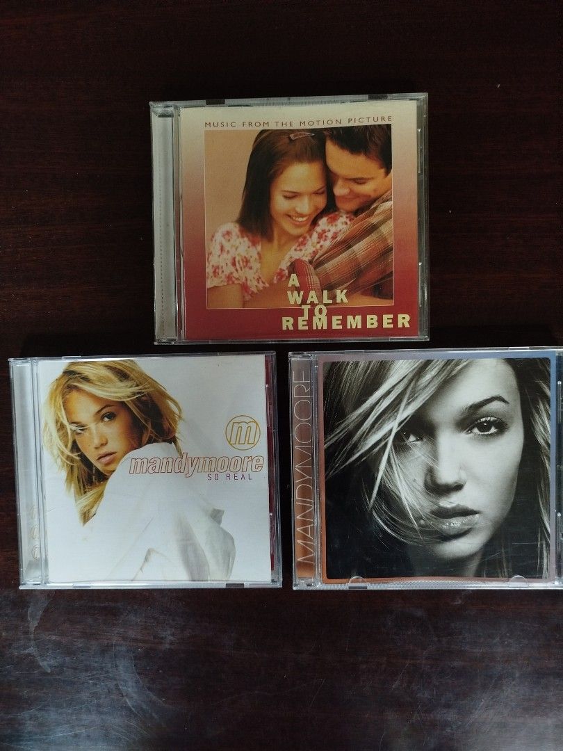 Mandy Moore & A Walk to Remember (Category: CDs & DVDs) located in Paranaque City. Submitted by kaceys_closet (Listing ID 1465424039, Image 1). Description: Mandy Moore P250 each A Walk to Remember P350 Get all 3 for only 650!.