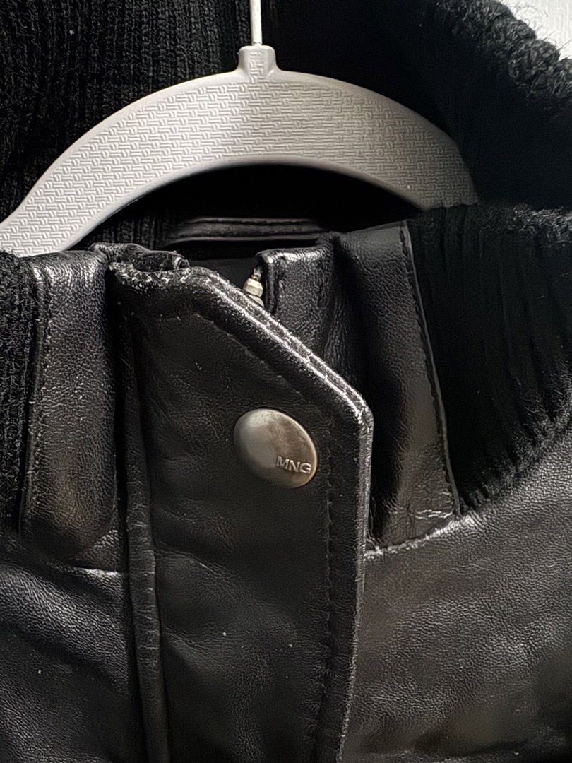 MANGO full genuine leather XL jacket (Category: Coats, Jackets and Outerwear) located in Davao. Submitted by bargainbuddies2021 (Listing ID 1465394655, Image 2). Description: Original MNG full leather jacket thick Length: 25 inches Width: 18 inches Sleeve : 23 sleeves No damage It has a storage smell Overall it’s in good condition.