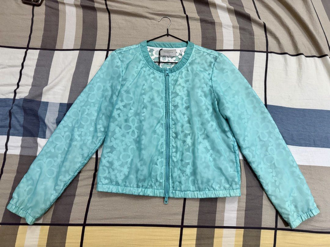MARELLA SPORT LIGHTWEIGHT JACKET (Category: Coats, Jackets and Outerwear) located in Rizal. Submitted by caintarizal2024 (Listing ID 1465393308, Image 3). Description: FOR SALE: MARELLA SPORT LIGHTWEIGHT JACKET Marella is a premium Italian fashion brand under the Max Mara Fashion Group, so it is definitely a designer/premium brand, although it is not positioned at the same luxury tier as the main Max Mara label. Marella Sport Beautiful turquoise 