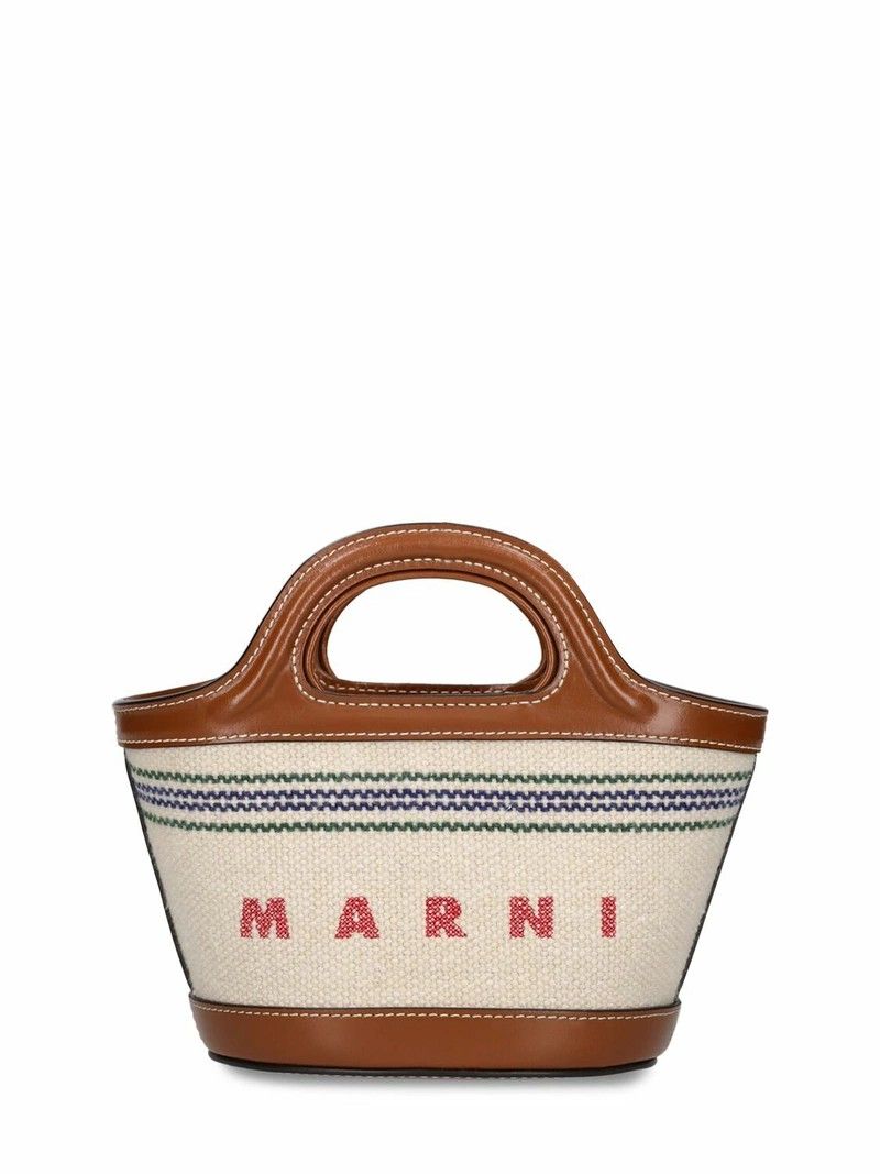 MARNI - Micro Tropicalia Top Handle Bag (Category: Luxury Bags & Wallets) located in Puerto Princesa. Submitted by jercksthriftph (Listing ID 1465505384, Image 1). Description: MARNI - Micro Tropicalia Top Handle Bag, Ecellent condition , item is thrifted/ukay.