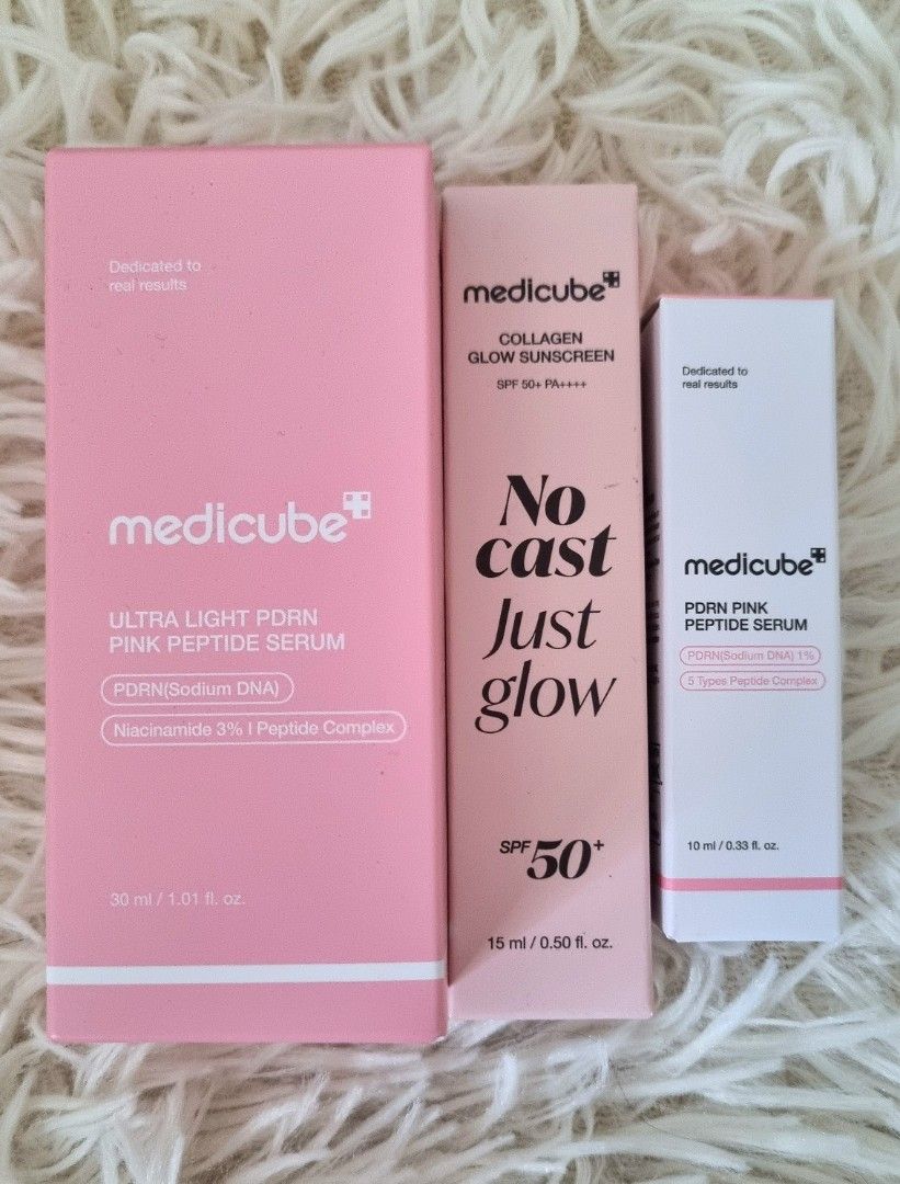 Medicube PDRN SERUM (Category: Face Care) located in Tanza. Submitted by fashion_bt (Listing ID 1465443593, Image 1). Description: Medicube PDRN serum product 2serum only, sunscreen not included (sold).