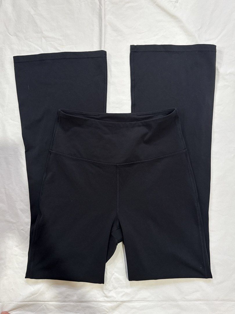 MEDIUM • lululemon flare pants (black) (Category: Activewear) located in Angeles City. Submitted by secondset (Listing ID 1465451000, Image 2). Description: 📌Please read my bio before ordering 💰MOP: GCash only 🚚MOD: J&T only ❕Due to limited replies allowed on the app we will not reply to lowballers Width: 12” Length: 39” Like new!!!.