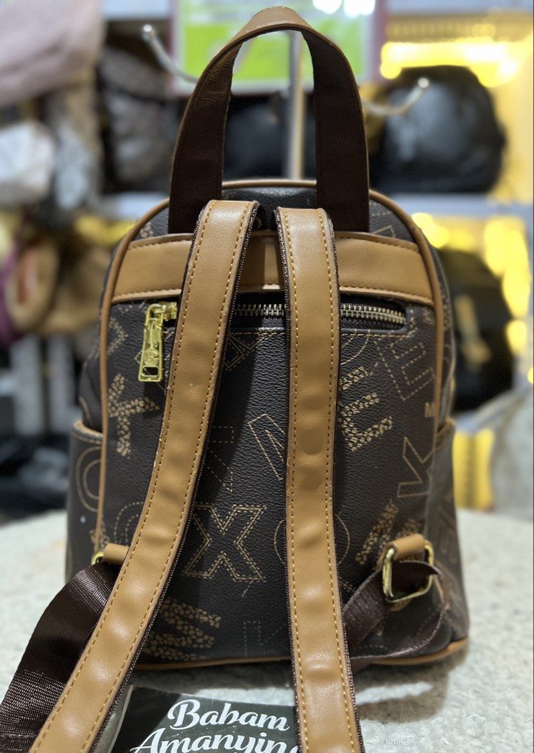 Medium Tan and Brown Backpack (Category: Backpacks) located in Rizal. Submitted by babamamanyingonlineshop (Listing ID 1465528518, Image 3). Description: .