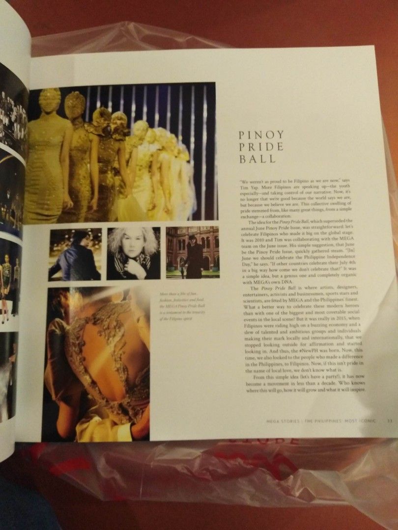 Mega Stories: The Philippines' Most Iconic Book (Category: Storybooks) located in Pasig City. Submitted by teebeedeee (Listing ID 1465564969, Image 3). Description: Mega Stories big book published by Mega. softcover format with slipcase included. Packed with fashion spreads, iconic personalities like Raymond Isaac and Celeste Tuviera, and historical features on Philippine culture. Large format pages with glossy print. Great collector's piece for 