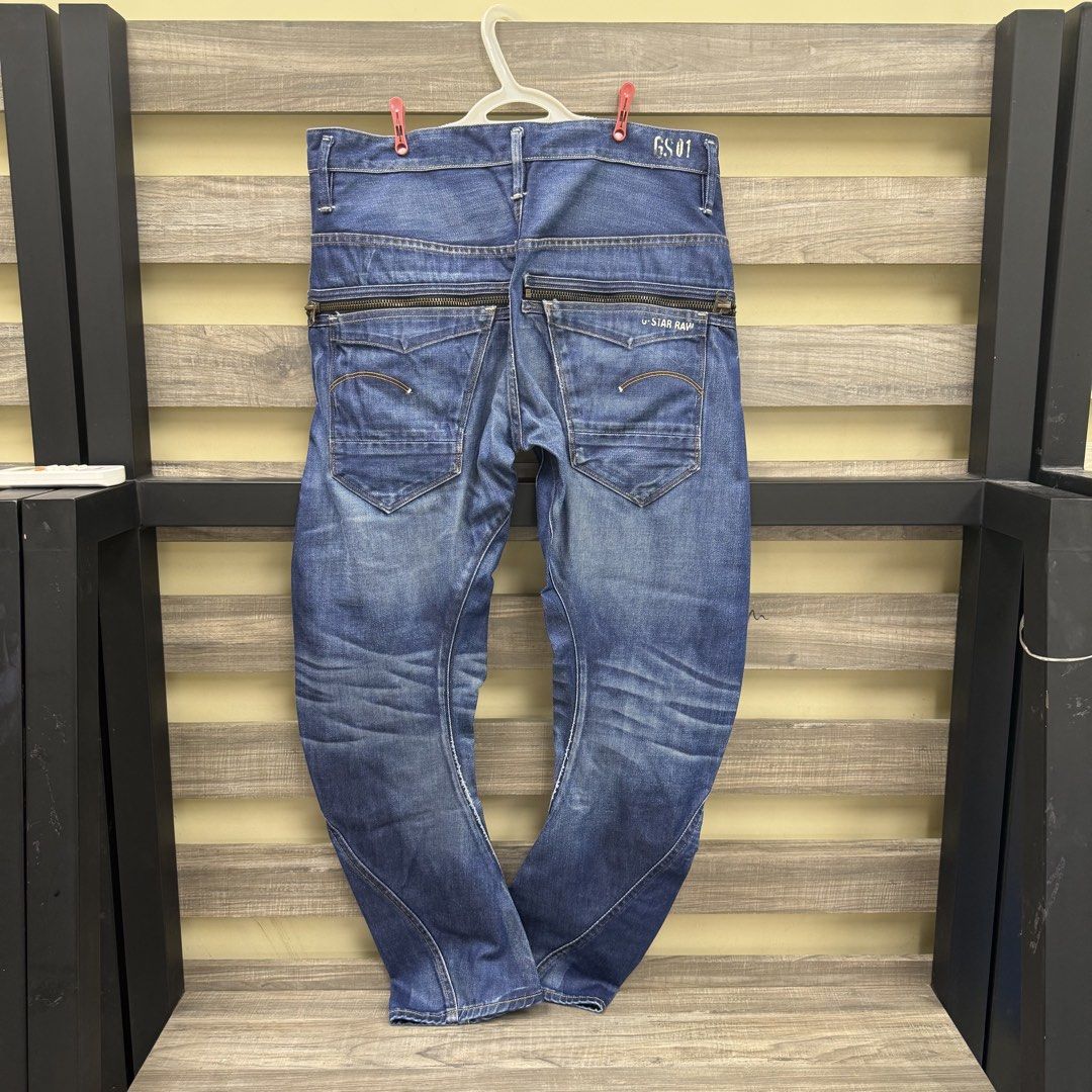 [Mens] G-Star Denim Jeans (Category: Jeans) located in Mandaluyong City. Submitted by bestdressedph2025 (Listing ID 1465457127, Image 2). Description: MOP: GCash MOD: Lalamove/J&T LOCATION: Brgy. Addition Hills, Mandaluyong Discount avail for multiple items. Dimensions in Inches: Waist: 36 Length: 40 Size on Tag: S34, L30 PM for inquiries!.