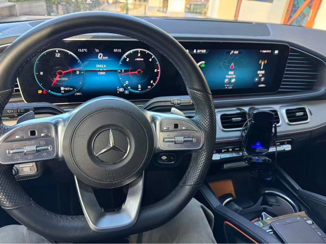 Mercedes-Benz GLS350d 4Matic (A) (Category: Used Cars) located in Manila. Submitted by zhengchenli (Listing ID 1465405501, Image 3). Description: FOR SALE: 2023 Mercedes-Benz GLS 350 d AMG Line in Obsidian Black. Engine is a 2.9L 6-Cylinder Turbo Diesel paired with an automatic transmission. Plate ending in 6 (Wednesday coding). Mileage is approximately 13,000+ km. Complete and clean LTO documents with original OR and CR on hand, first registered