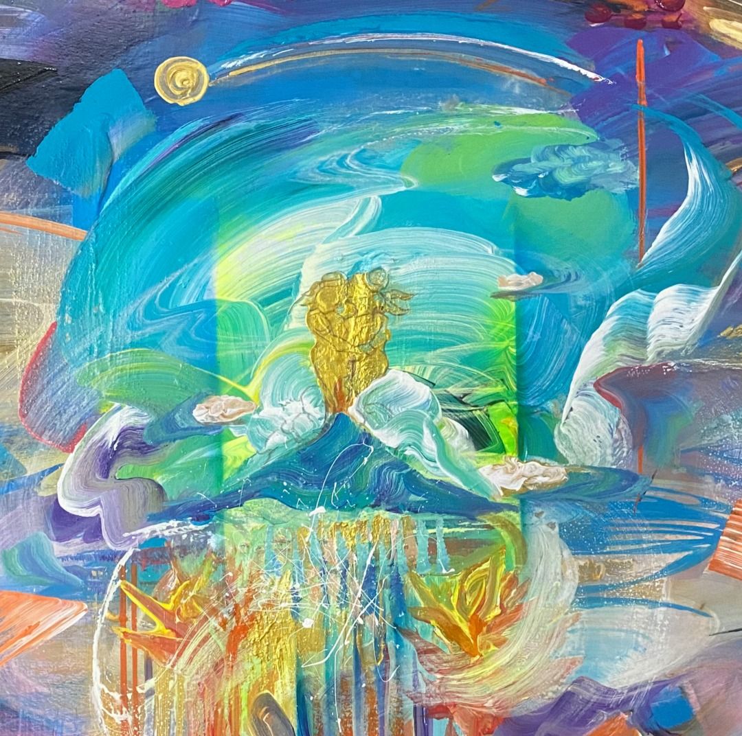 Mindscape II - Pancho Piano (Category: Art & Prints) located in Taguig. Submitted by drybrushgallery (Listing ID 1465393613, Image 3). Description: Mindscape II Pancho Piano, 2019 Acrylic on Canvas Artwork Dimension: 32" x 32" with Certificate of Authenticity PM FOR INQUIRY 0917 565 2917 .