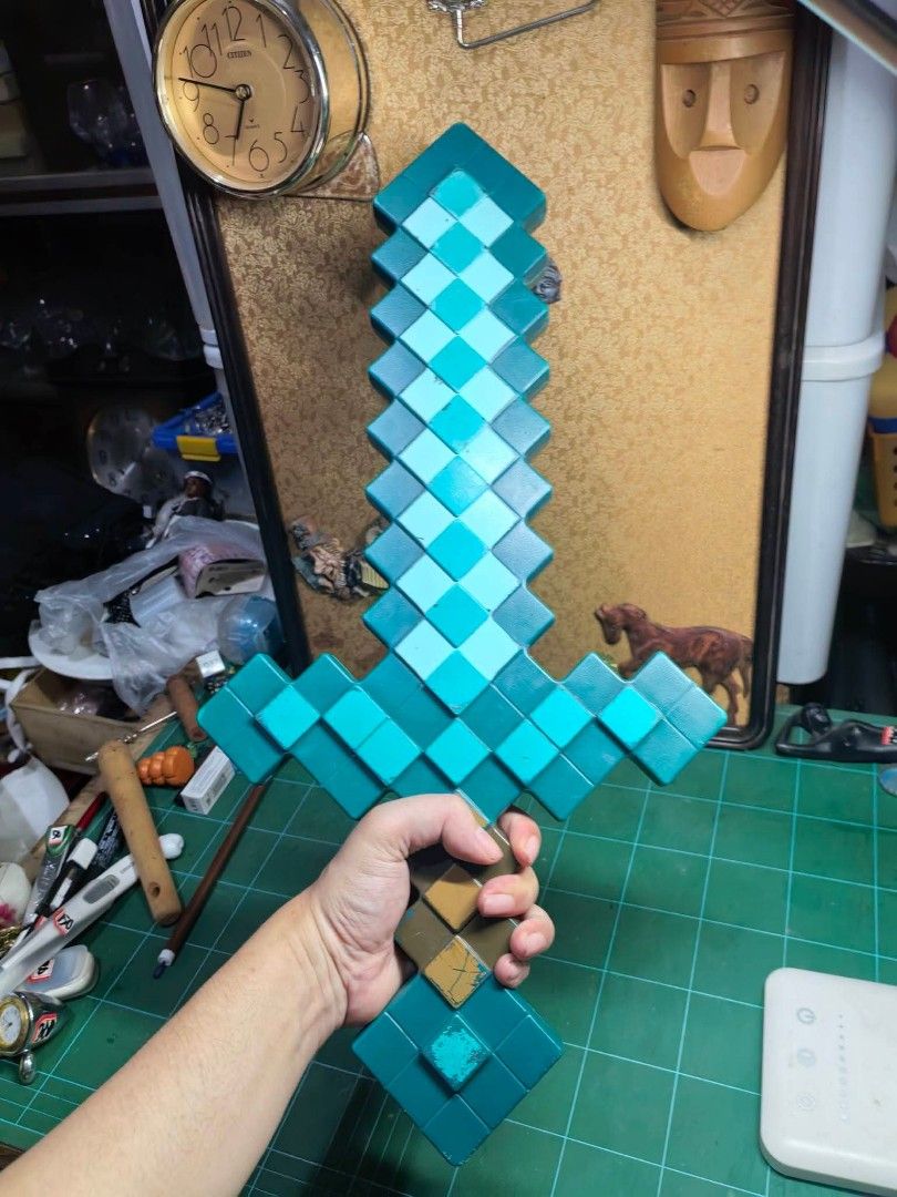 Minecraft Toy (Category: Kids Toys) located in Cebu City. Submitted by dudes_villanueva (Listing ID 1465387582, Image 2). Description: Minecraft Toy In good condition - see all pics for overall condition. Length: 19.5in.