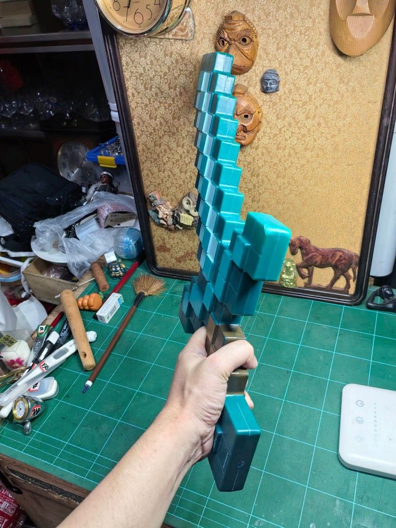 Minecraft Toy (Category: Kids Toys) located in Cebu City. Submitted by dudes_villanueva (Listing ID 1465387582, Image 3). Description: Minecraft Toy In good condition - see all pics for overall condition. Length: 19.5in.