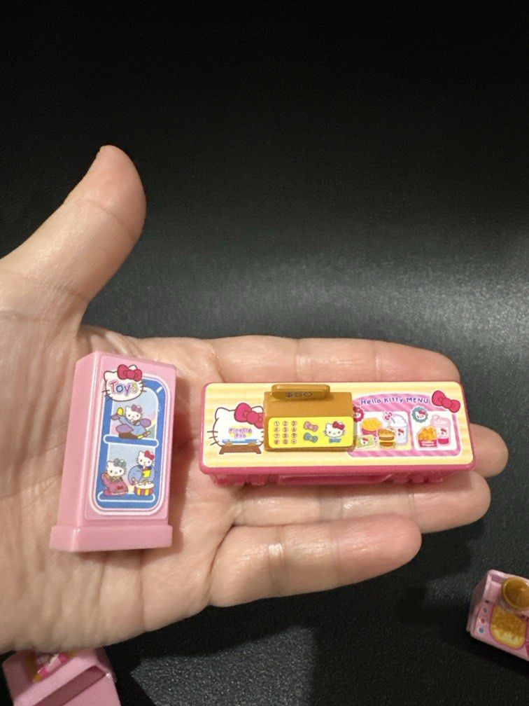 Mini Hello Kitty Playset (TAKE ALL) (Category: Kids Toys) located in Manila. Submitted by krystalchewey_ (Listing ID 1465522207, Image 3). Description: Used Actual Photo Posted 399php Hello kitty Playset .