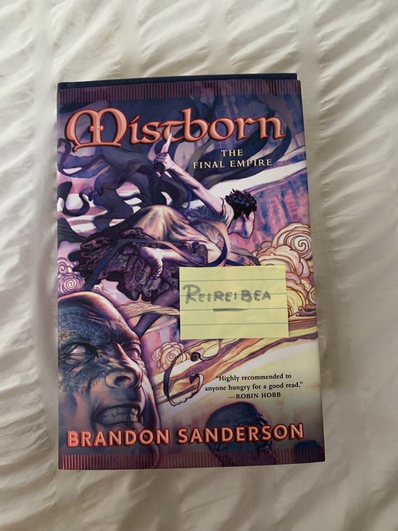 Mistborn The Final Empire by Brandon Sanderson (Authentic Amazon-Bought Hardbound Book) (Category: Storybooks) located in Angono. Submitted by reireibea (Listing ID 1465457720, Image 2). Description: Mistborn: The Final Empire by Brandon Sanderson - Hardbound edition - Readability: Clean overall read with completely clear and legible text - Purchased from Amazon - 2 copies available - Price is Negotiable - Original Price: $35 - Perfect for reader