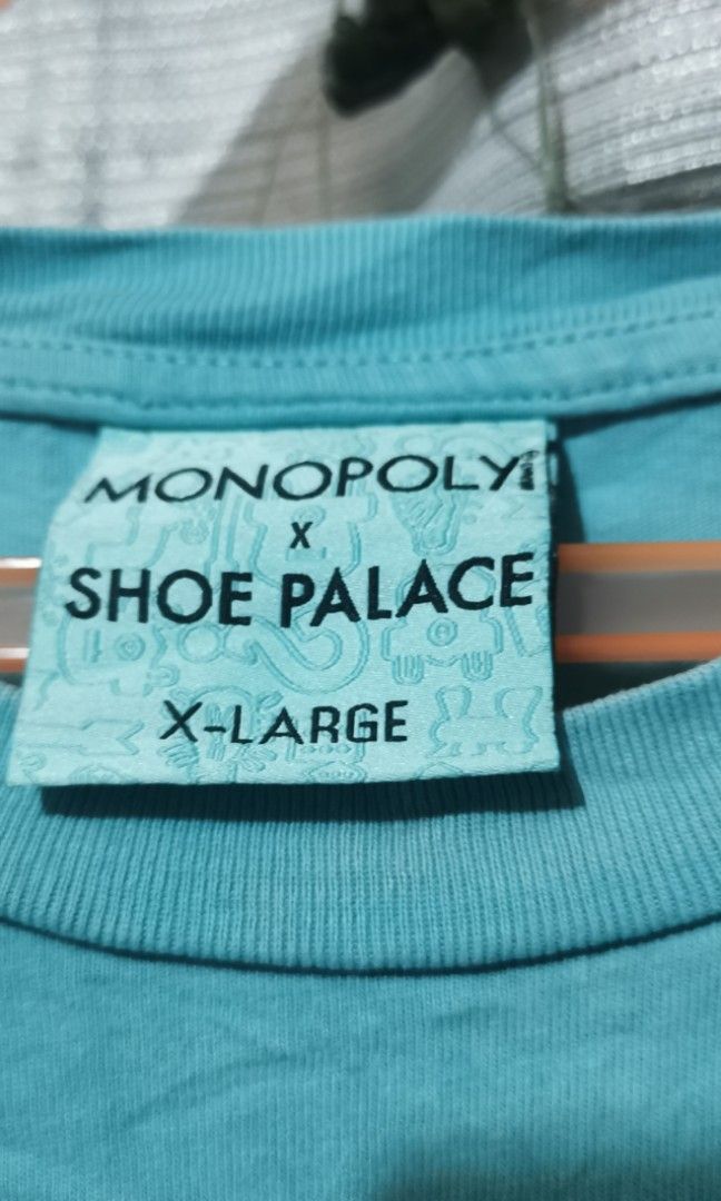 Monopoly X shoe Palace shirt (Category: Tshirts & Polo Shirts ) located in San Jose. Submitted by thrift_ni_sir (Listing ID 1465507381, Image 1). Description: Good condition MOP gcash MOD j&t Add shipping fee.