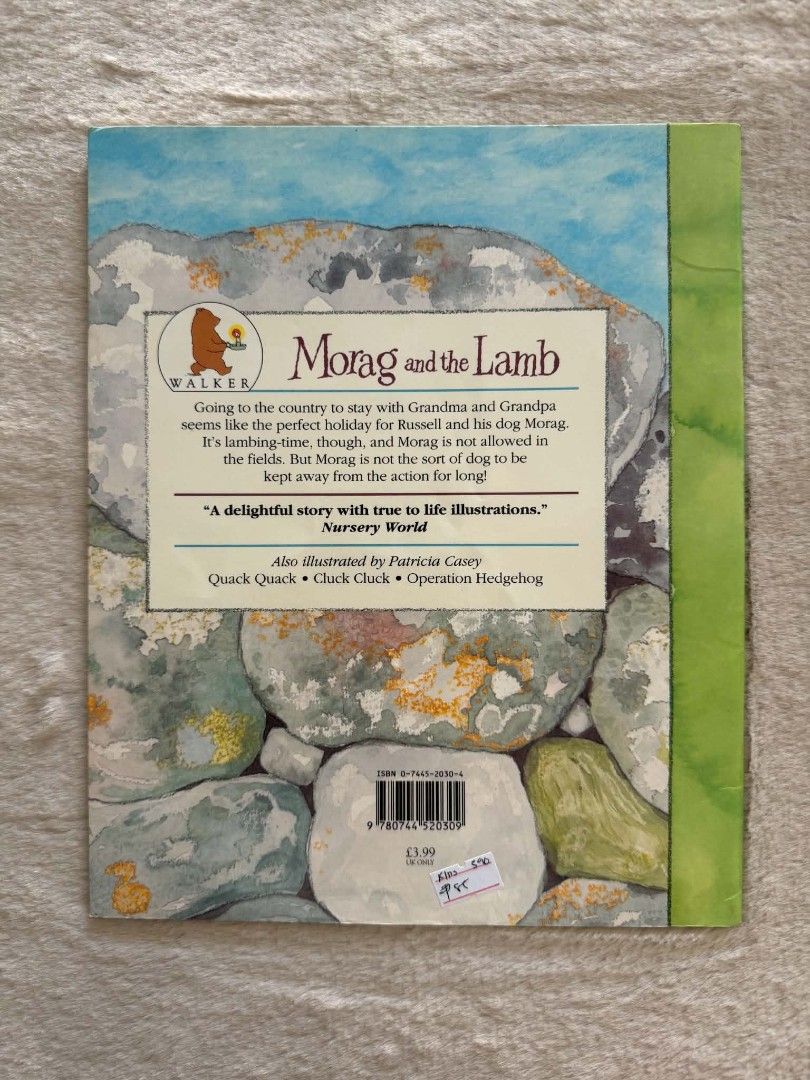 Morag And The Lamb - joan lingard (Category: Storybooks) located in Santiago. Submitted by bookworm_club (Listing ID 1465431837, Image 2). Description: 📚no cancellation, return or exchange. 📚secondhand books. some books are in good condition while some has minimal flaws (foxing, creases, dog-eared pages, etc.) 📚reasonable haggling is allowed. 💰MOP: For same day pickup - CASH & BANK TRANSFER For shipping or scheduled pickup - BANK TRANSFER 🚚M