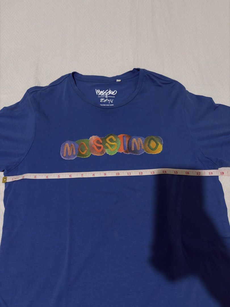 Mossimo Blue T-shirt (Category: Tshirts & Polo Shirts ) located in Santa Rosa. Submitted by milky_dotss (Listing ID 1465411344, Image 2). Description: -fits S-L (large on tee) -first to pay basis -no to lowballers pls -cross posted on fb marketplace -mop: gcash | mod: j&t/lalamove/lbc -loc: Santa Rosa, Laguna.