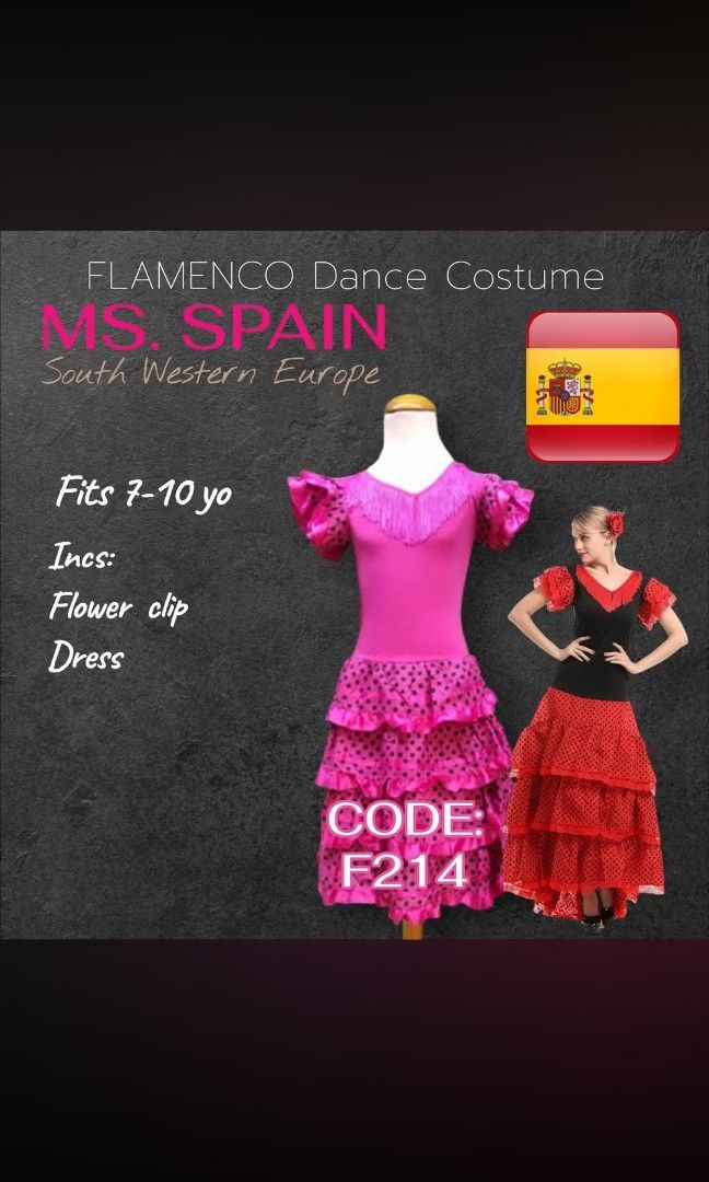 MS. SPAIN RENT/SALE (Category: Looking For) located in Candelaria. Submitted by mpm_42 (Listing ID 1465524729, Image 1). Description: Rent fee 200+200 security deposit refundable with valid Id For sale@350 includes Dress &flower hair clip.