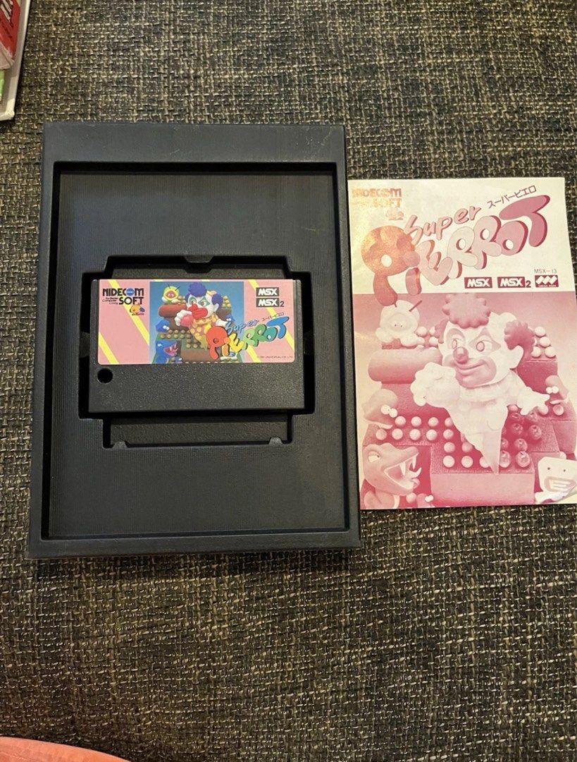 MSX MSX2 Super Pierrot Nidecom Soft Vintage Retro Game (Category: Action & Battle Toys) located in Binan City. Submitted by tripwirecollectibles (Listing ID 1465413465, Image 2). Description: .