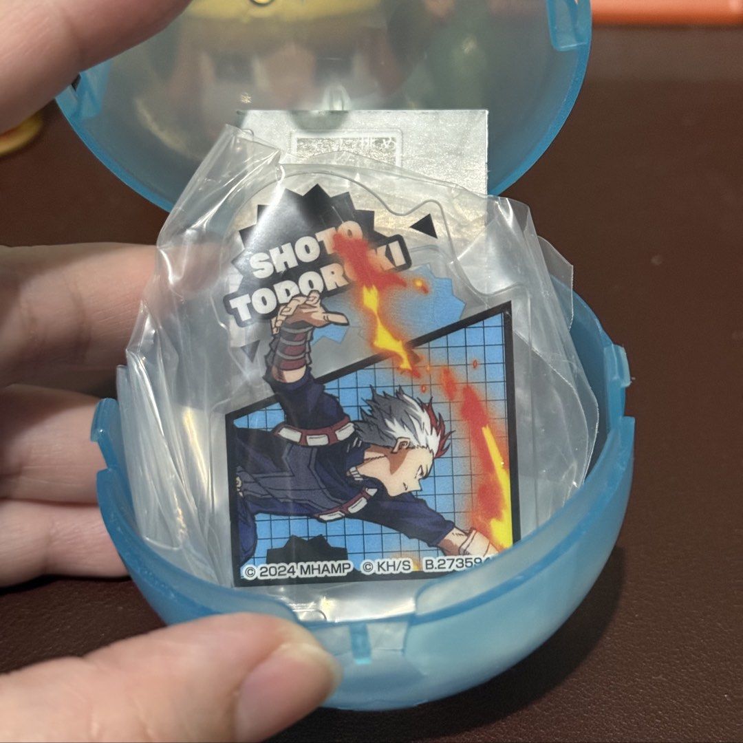 My Hero Academia Gashapon (Category: Designer & Blind Box Toys) located in Quezon City. Submitted by gachapop_hime07 (Listing ID 1465439499, Image 1). Description: official MHA gashapon todoroki acrylic - 195php shigaraki - 195php tenya - 195php - rfs: duplicates - loc: QC; if meet up: sm megamall (wed/thurs), can do gateway (sat) - mop: gcash - comes in original capsules with paper inserts - directly sourced from gacha machines - brand new, unus