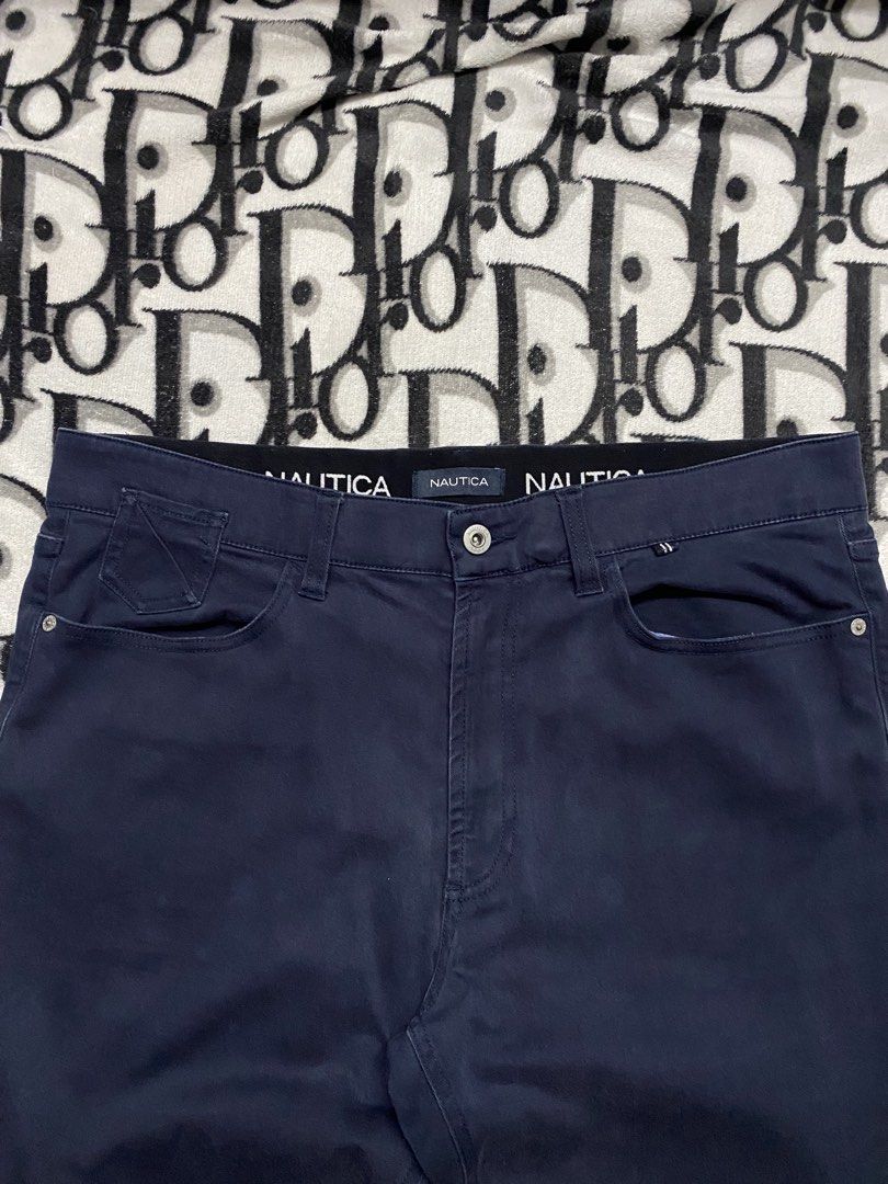 Nautica Chino Pants (Category: Chinos) located in Alfonso. Submitted by clyde.nicole.cerilo1 (Listing ID 1465391724, Image 2). Description: Nautica Chino Pants Size 34 On Tag 34-36 Waistline (Stretchable) 38 Length 12.5 Thighs 8 Hem Complete Tags 9/10 Color Rate And Condition Need Small Restitch Sa Left Pocket(check pics for reference) In Good Condition Overall Located at Amuyong Alfonso Cavite Payment First Shipped Via J&t Express.